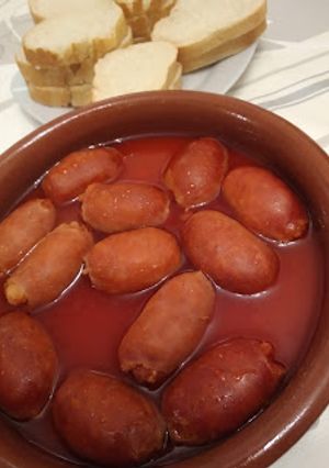Una foto de Choricitos a la sidra con Thermomix