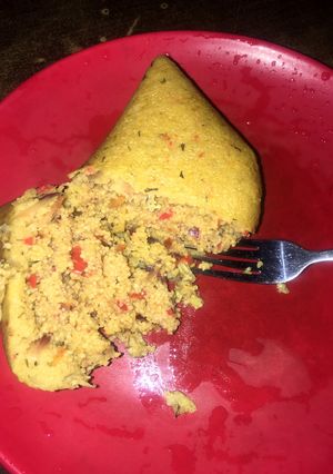 A picture of Cous-cous moi moi🥣.