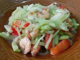 Tumis Labu dan udang
