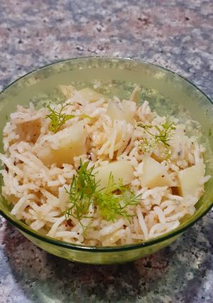 A picture of Mix veg pulao.