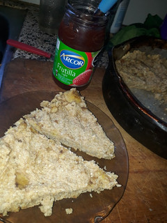 Una foto de Torta de avena y banana