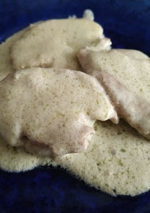 Una foto de Solomillo con salsa roquefort