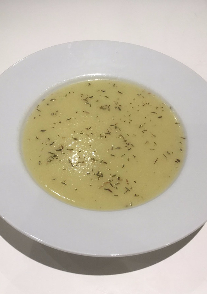 Una foto de Sopa de calabacín ligerísima
