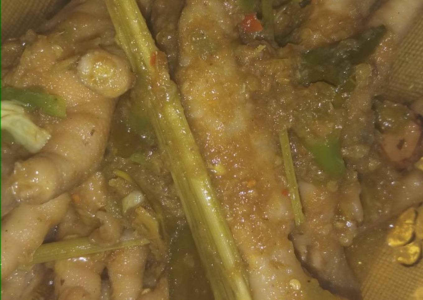 Ceker pedas rawit ijo
