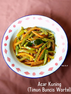 Foto resep Acar Kuning (Timun Buncis Wortel)