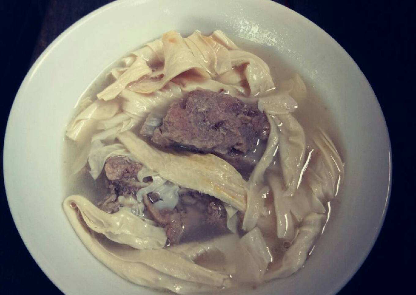 ~non halal~Cukut cu fucuk (tulang b4b1 masak kulit tahu)