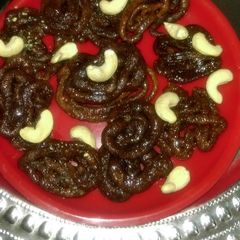 A picture of Chocolate Jalebi.