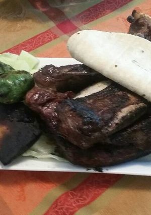 Una foto de Costillas de res   a la pimienta