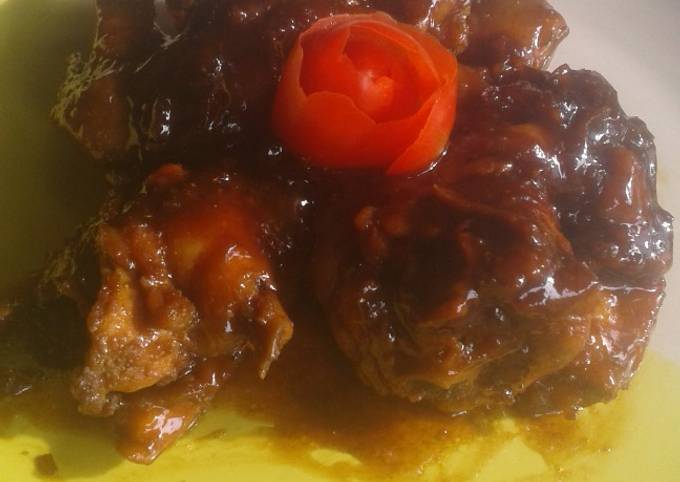 Resep Ayam kecap bango, Enak