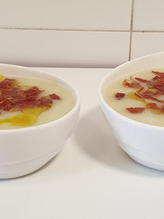 Una foto de Sopa de melón