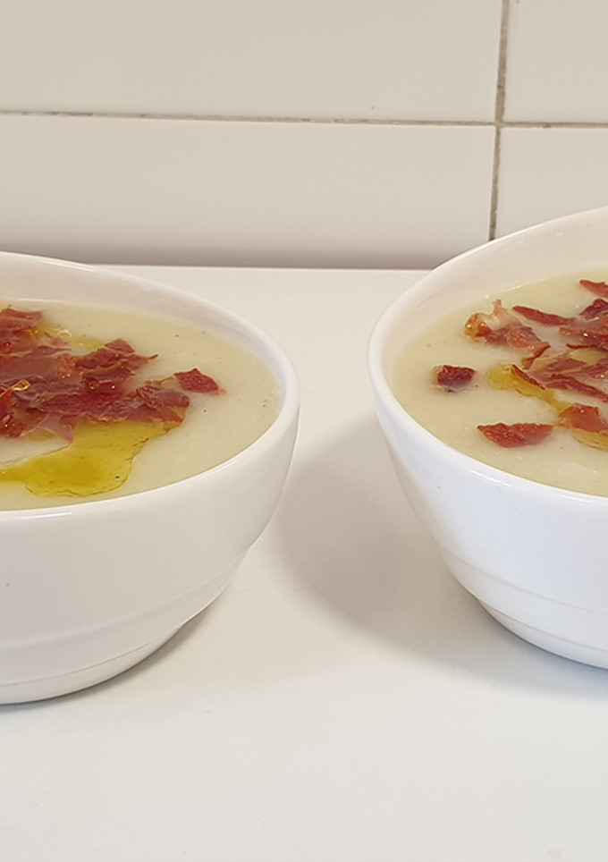 Una foto de Sopa de melón