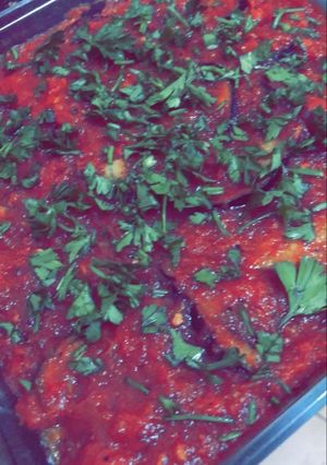 صورة لوصفة مسقعة بطريقتي 😋