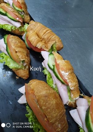 Φωτογραφία της συνταγής Κρουασανάκια γεμιστά