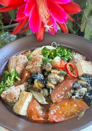 Hình của món Bún riêu ốc.