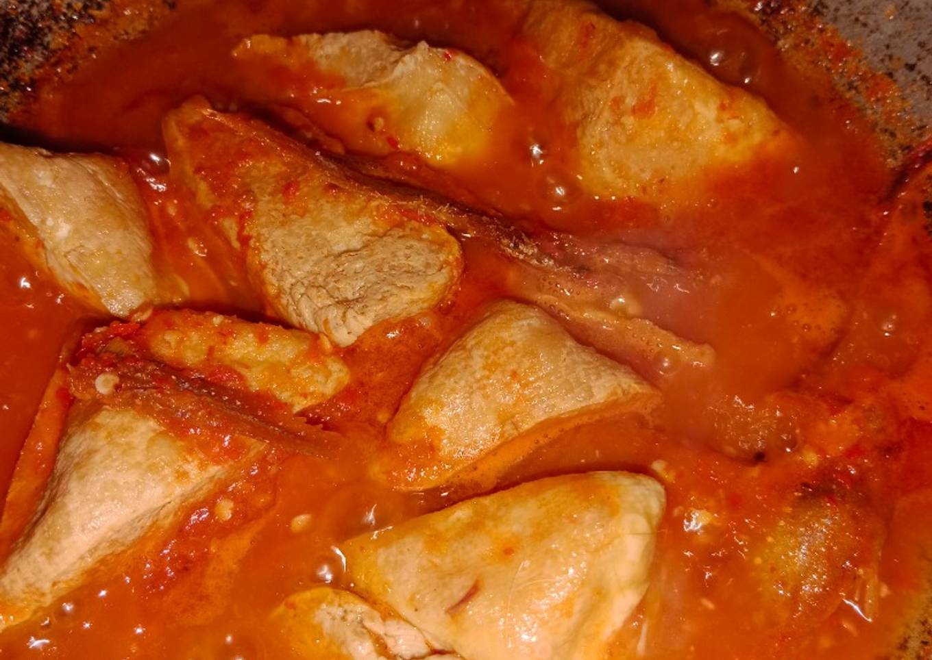 Sambal tahu ikan asin