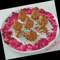 A picture of Stuffed - Besan Modak.