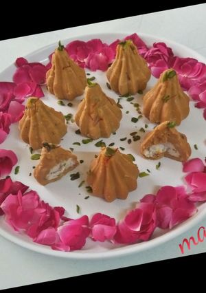 A picture of Stuffed - Besan Modak.
