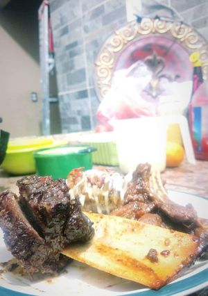 Una foto de Costillas a la cerveza en horno