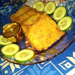 A picture of Crispy Box patties.