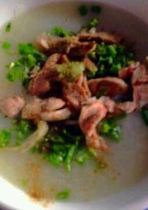Hình của món Cháo gà.