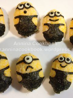 小小兵飯糰!!! 的食譜成品照片