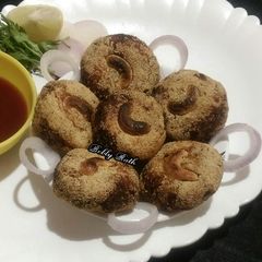 A picture of Cottage cheese soya kabab.
