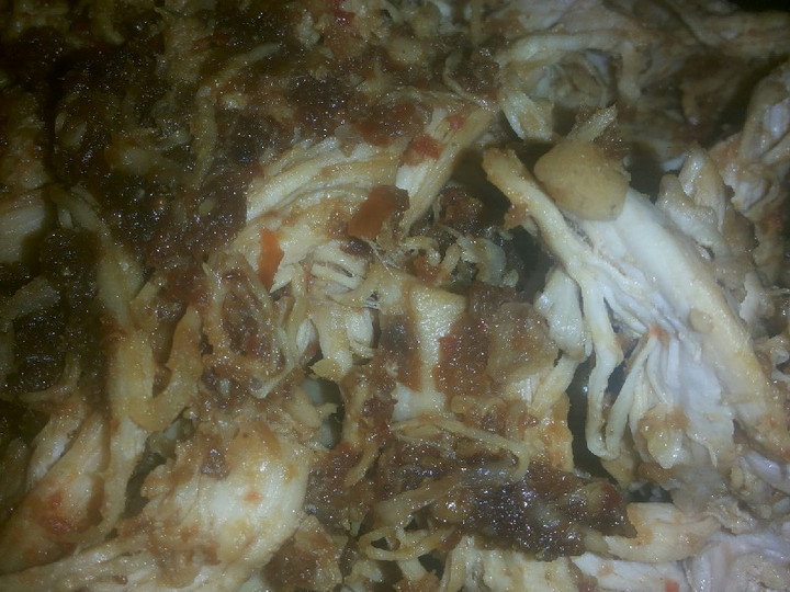 Resep Ayam suwir pedas manis, Enak Banget