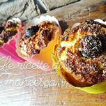 Muffin alla ricotta con amarena e cocco