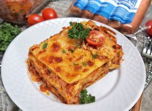 Foto resep LASAGNA SOSIS Sapi Keju