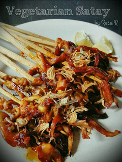 Foto resep Sate Vegetarian (Sate Jamur)