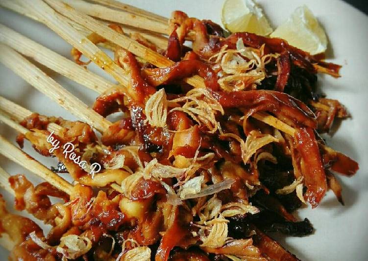 Sate Vegetarian (Sate Jamur)