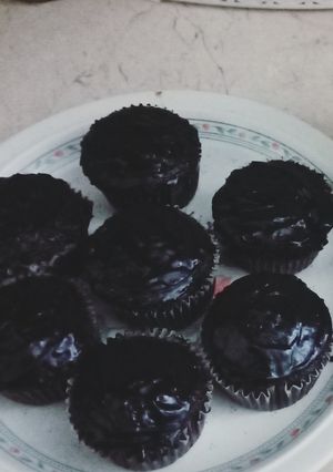 A picture of Chocolate cupcakes.