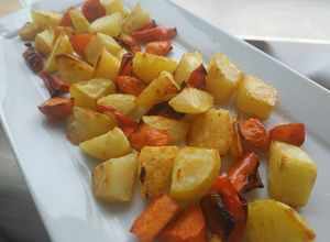 Una foto de Papitas al horno ! Que puede ser mejor ❤️🥳