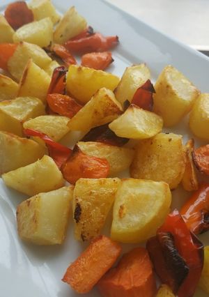 Una foto de Papitas al horno ! Que puede ser mejor ❤️🥳