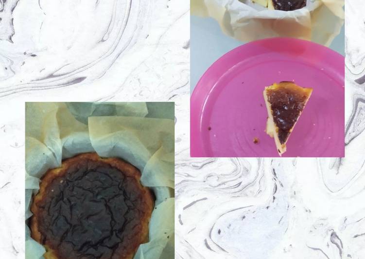 Cara Gampang Membuat Burnt Cheese Cake Anti Gagal