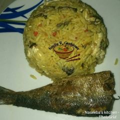 A picture of Jollof rice.