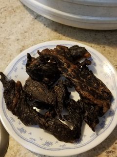 A picture of Pineapple Teriyaki Homemade Beef Jerky.