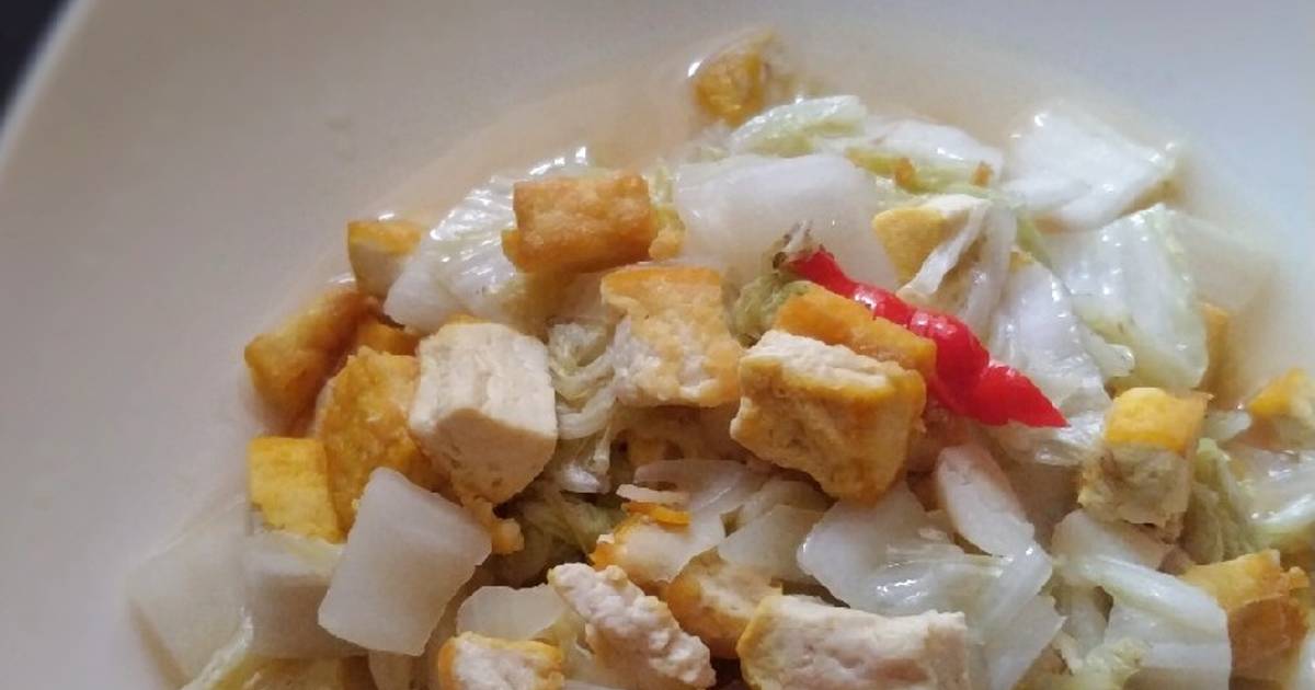 Resep Tumis Tahu Sawi Putih Oleh Yuli Tiarni Cookpad