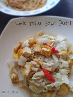 Foto resep Tumis Tahu Sawi Putih