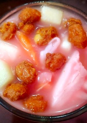 Foto resep Es Buah kacang disko