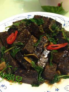 塔香豬血糕 的食譜成品照片