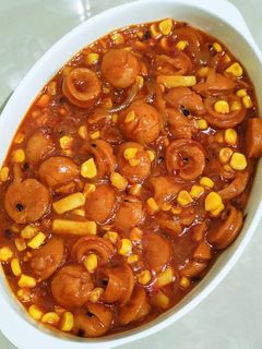 Foto resep Sosis Saus Pedas Manis