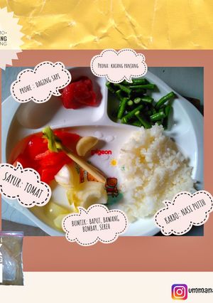 Foto resep Mpasi 4* 6mo+ bubur daging sayur kacang