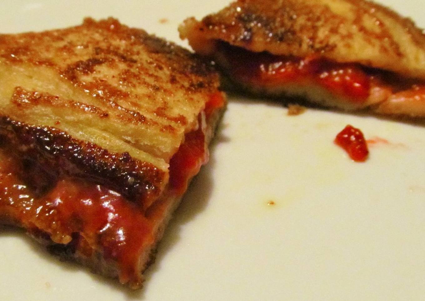 Crepes de fresas caramelizadas!