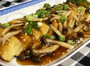 醬燒菇菇與豆腐 的食譜成品照片