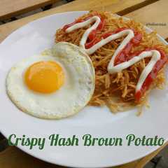 รูปของ Crispy hash brown potato