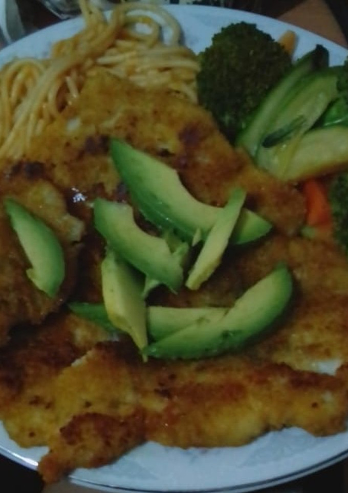 Una foto de Filete de cazón empanizado