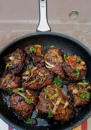 A picture of Beef Liver with Sweet Chilli.