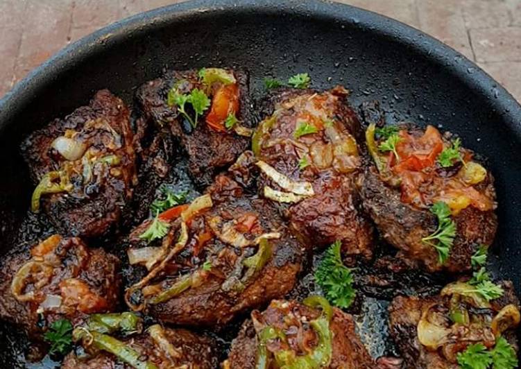 Recipe of Ultimate Beef Liver with Sweet Chilli