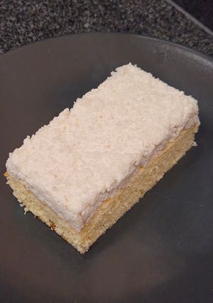 Havas (kókuszos-citromos) sütemény kevés szénhidráttal recept fotója